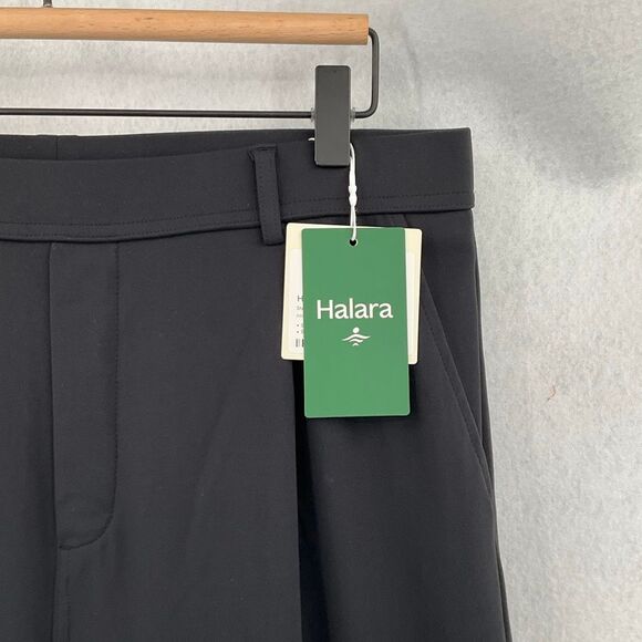 NWT Halara Black Flex High Waisted Pocket Straight Leg Work Pants Sz Large Tall - Picture 6 of 10